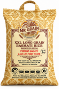 MR GRAIN XXL Long Grain Basmati Rice Parboiled Sella 5 kg gold bag